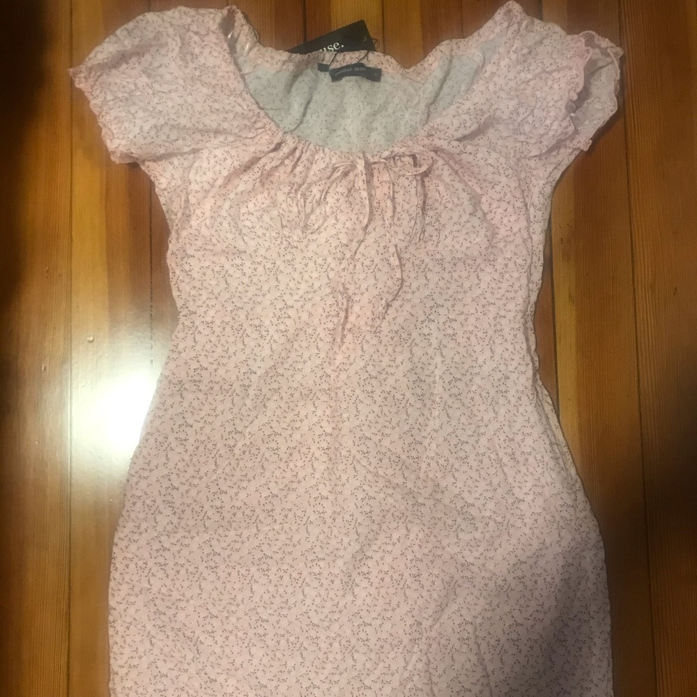 Pink floral dress size AUS 12 Sunday Muse